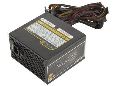 Блок питания Chieftec Navitas GPM-650S <650W, (20+4+4+4) pin, 2x(6+2) pin, 7xSATA, 2xMolex, 12 см, 87%, кабель питания, 