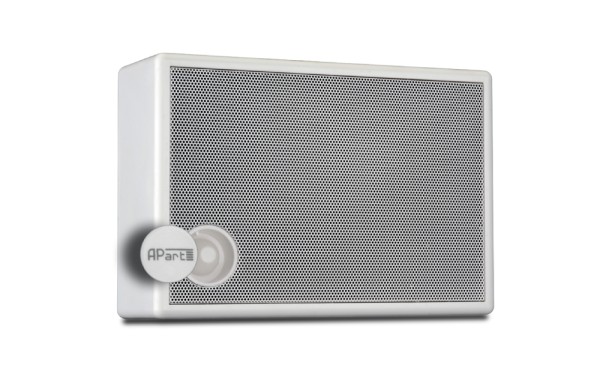 Акустическая система BIAMP [SM6V-W] (APART) корпусная широкополосная пассивная (встроенная ручка громкогости). 5,25"НЧ-ВЧ. 200 Гц 20 кГц. 1,5Вт / 3Вт / 6Вт (100 В). Макс. SPL: 98 dB. Клеммный блок. Цвет: белый.