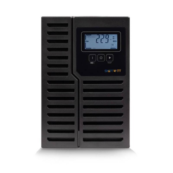 ИБП SMARTWATT UPS XPERT EURO 3kVA Online 3000VA/2700W Tower (Euro x2, RS232 USB, SNMP, LCD, 386x192x250(мм), 20,5 кг, га
