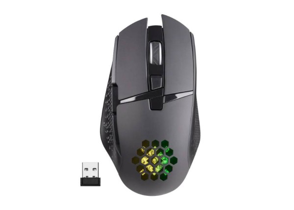 Defender Игровая мышь беспроводная Glory GM-514 черный,LED,7D,400 мАч,3200dpi