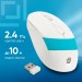 Мышь Oklick 310MW белый/синий оптическая 3200dpi беспров. USB для ноутбука 4but (1869094) Oklick 1869094
