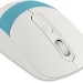 Мышь Oklick 310MW белый/синий оптическая 3200dpi беспров. USB для ноутбука 4but (1869094) Oklick 1869094
