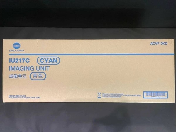 Блок проявки Konica-Minolta bizhub C257i голубой IU-217C ACVF0KD