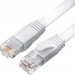 GCR Патч-корд PROF плоский прямой 0.3m, UTP медь кат.6, белый, 30 AWG, ethernet high speed 10 Гбит/с, RJ45, T568B, GCR-52821 Greenconnect RJ45(m) - RJ45(m) Cat. 7 U/UTP PVC 0.3м