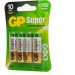 Алкалиновые батарейки GP Super Alkaline 15А АA - 2 шт. на блистере GP 4891199000027
