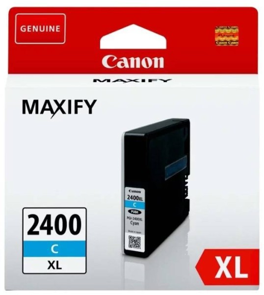 Картридж CANON PGI-2400XL C голубой  19 мл  1700 страниц