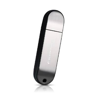 Флеш накопитель 8Gb Silicon Power LuxMini 910, USB 2.0, Серебро