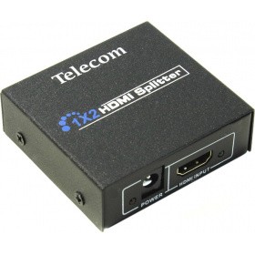 Разветвитель HDMI 1=>2 Telecom  <TTS5010>, каскадируемый , 1.4v+3D