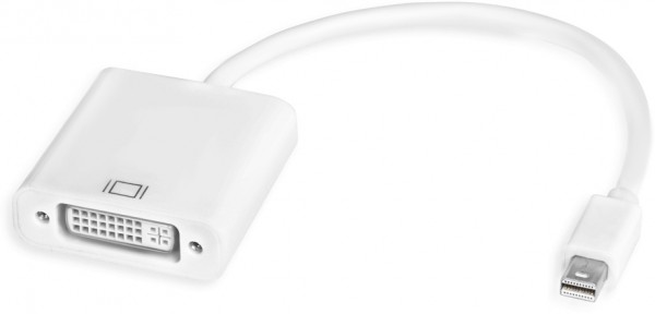 Greenconnect Адаптер-переходник Apple mini DisplayPort 20M > DVI 24+5F, GCR-MDP2DVI Greenconnect Mini DisplayPort (m) - DVI-D (f) 0.2м