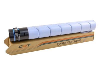 Тонер-картридж для KONICA MINOLTA Bizhub C258/308/368 Cyan (CPT, CE28) (WW), 550г (A8DA430, A8DA450, TN-324C) CET