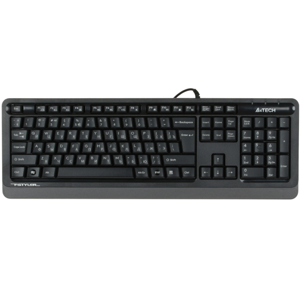 Клавиатура A4Tech Fstyler FKS10 черный/серый USB (FKS10 GREY) A4Tech FKS10 GREY