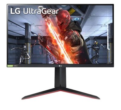 МОНИТОР 27" LG Gaming 27GN65R-B Black (IPS, 1920x1080, 144Hz, 1 ms, 178°/178°, 300 cd/m, 100M:1, +DisplayPort, +НDMI)