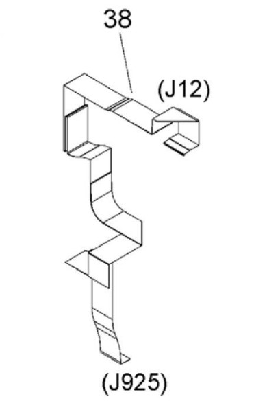 Шлейф сканирующей линейки верхней Canon MF42x/MF44x (FK4-4059)