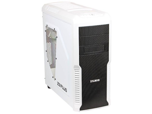 Корпус ZALMAN Z3 PLUS White (3xUSB, 2xAudio, 0.7 мм, 4x120мм FAN, ATX, без БП)
