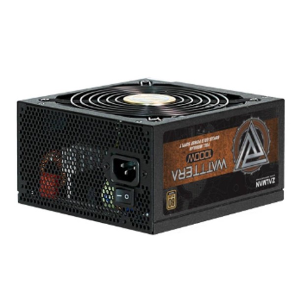 Блок питания 1000W Zalman ZM1000-EBTII WATTTERA (ATX 12V v2.31, APFC, 80+ GOLD, fan 12cm)Ret