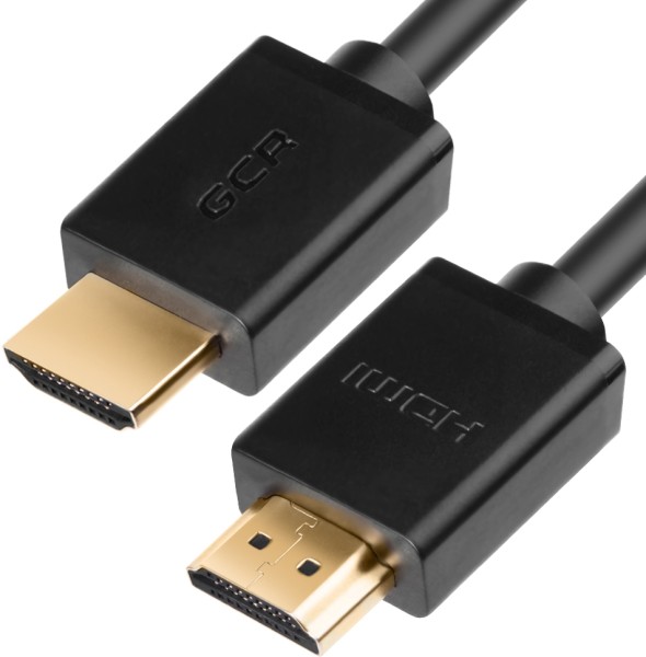 Greenconnect Кабель 0.5m HDMI версия 2.0, HDR 4:2:2, Ultra HD, 4K 60 fps 60Hz/5K*30Hz, 3D, AUDIO, 18.0 Гбит/с, 28/28 AWG, OD7.3mm, тройной экран, черный, GCR-HM411-0.5m Greenconnect HDMI (m) - HDMI (m) 0.5м
