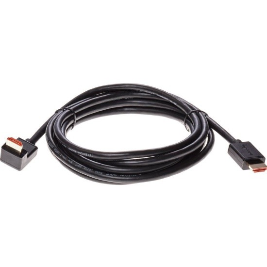 Кабель HDMI---HDMI ver 2.0 угловой коннектор 90град  3м,Telecom <TCG225-3M> 