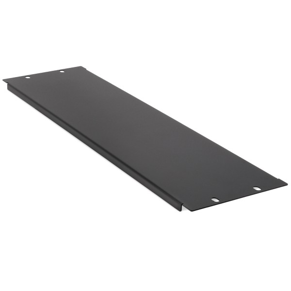 Панель 3U заглушка ONTEK BLK3U-9005, крепление 19 3U, черный RAL 9005