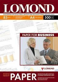 Фотобумага LOMOND Двусторонняя Матовая/Матовая, A4, 85 г/м2, 500 листов