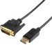 Кабель DVI <=> DisplayPort 1.8 m (DVI-D, черный, 1080P) ATcom AT9504