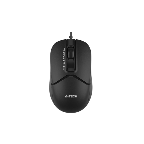 Мышь A4Tech Fstyler FM12S черный оптич. 1200dpi silent USB 3but (FM12S BLACK) A4Tech FM12S  BLACK
