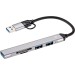 Адаптер TypeC+adapter-->USB3.0+2USB2,0+SD+TF, VCOM <DH297> VCOM DH297