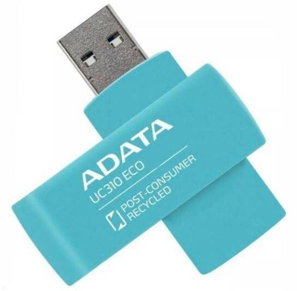 Флеш накопитель 256GB A-DATA UC310E, USB 3.2, зеленый