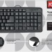 Defender #1 Проводная клавиатура HB-420 RU,черный,полноразмерная Клавиатура Defender #1 HB-420