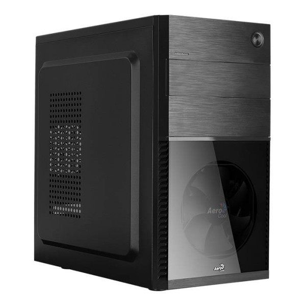 Корпус AeroCool CS-105 Black Mini Tower (Micro ATX/mini-ITX, без БП, Steel, Plastic, Acrylic) (4718009152533)