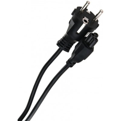 Кабель питания для ноутбуков 3m, 3-pin, с заземлением, 220V (Европейский стандарт)