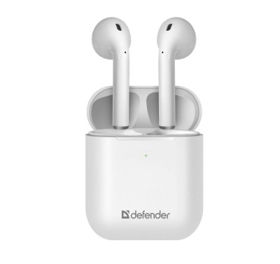 Defender Беспроводная гарнитура Twins 631 белый,TWS, Bluetooth, БЗ