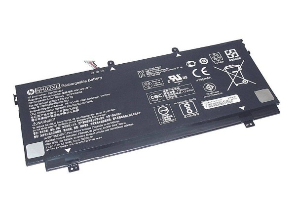 Батарея для HP Spectre x360 13-w/13-ac (859026-421/HSTNN-LB7L/CN03057XL/SH03057XL/CN03XL/SH03XL) 57Wh 3cell