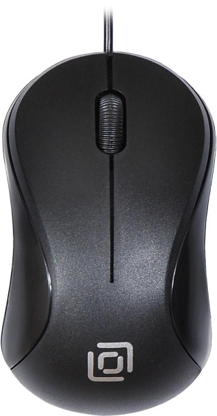 Мышь Oklick 115S черный оптическая 1200dpi USB для ноутбука 3but (711636) Oklick 711636