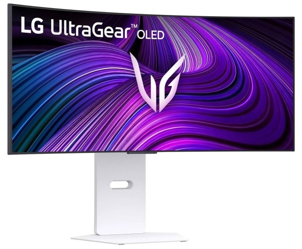 МОНИТОР 34" LG 34GX90SA-W  (OLED, изогнутый, 3440x1440, 240Hz, 0.03 ms, 178°/178°, 275 cd/m, 1.5M:1, +2хHDMI 2.0)