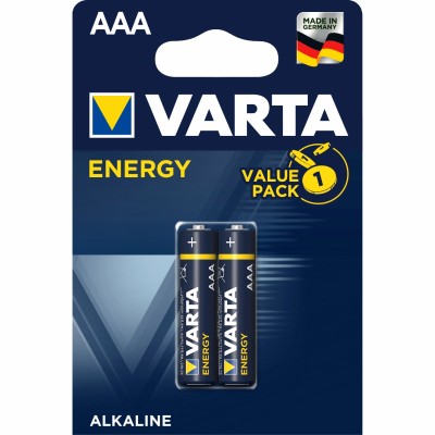 Батарейка Varta ENERGY LR03 AAA BL2 Alkaline 1.5V (4103) (2/20/100) VARTA 04103229412
