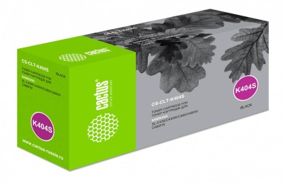 Картридж лазерный Cactus CS-CLT-K404S CLT-K404S черный (1500стр.) для Samsung SL-C430/C430W/C480/C48