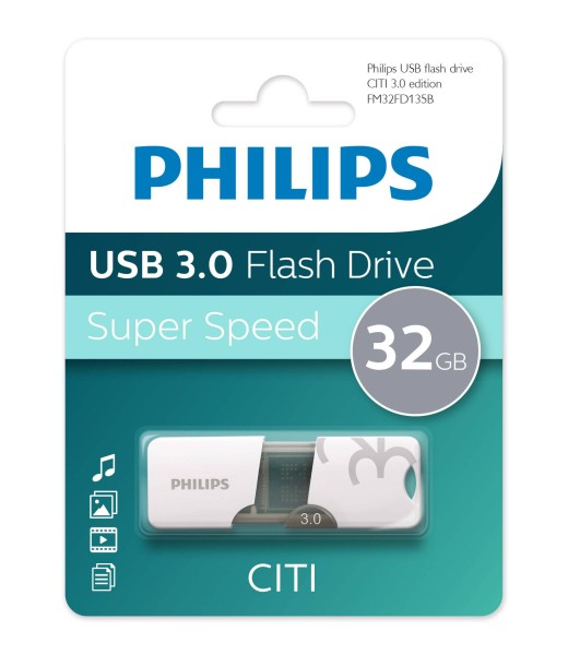 Флеш накопитель 32GB PHILIPS CITI3.0 32GB, USB 3.0