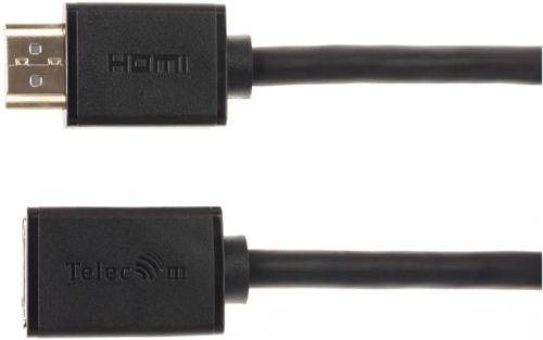 Кабель удлинительный  HDMI-19M---HDMI-19F ver 2.0, 5m, Telecom.