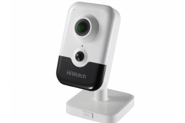 HiWatch DS-I214W(C)(2.8mm) Компактная IP-камера, 1920x1080, 2 Мп, 30 кадр/с, CMOS, Wi-Fi, PoE, EXIR до 10 м, пластик