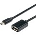 Кабель 0.8 m USB(Af) <=> miniUSB OTG ATcom AT2821