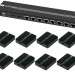Разветвитель HDMI 1.4 через LAN кабель, 1 x 8 +1 GreenLine, до 50.0m, 1080P 60Hz, EDID, удлинитель ИК, GL-vE18 Greenconnect HDMI (f) - HDMI (f)
