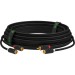 GCR Кабель 5.0m аудио 2 х RCA / 2 х RCA , GOLD, черный, GCR-53116 Greenconnect GCR-53116, 5 м
