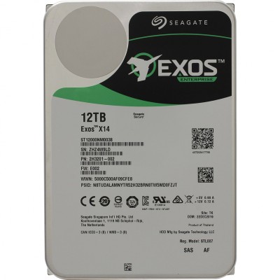 Жесткий диск Seagate Exos X14 12Tb (ST12000NM0038)