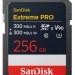 Флеш карта SD 256GB SanDisk microSDXC Class 10 UHS-II A2 C10 V90 U3 Extreme Pro (300MB/s/300MB/s)