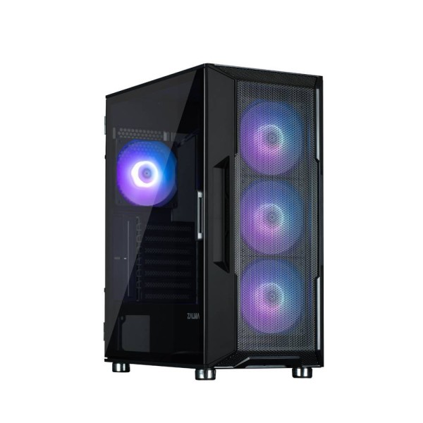 Корпус Zalman i3 NEO ARGB Black Mid Tower (ATX/M-ATX/Mini-ITX, без БП, Steel, Plastic, Tempered Glass, 4x120mm FAN ARGB)