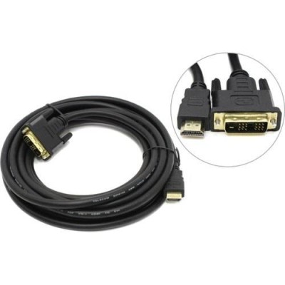 Кабель Telecom  HDMI to DVI-D (19M -19M) 5м   , с позолоченными контактами