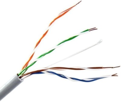 Кабель  CU UTP 4 пары кат. 5e (бухта 305м) , медный Aopen/Qust <ANC504-44CU>