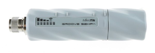 MikroTik RBGroove52HPn Точка доступа Groove 52, 2.4/5Ггц, до 150 Мбит/с, 1*100 Мбит, PoE