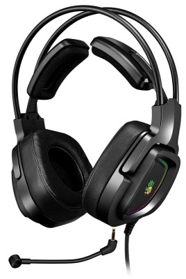 Наушники с микрофоном A4Tech G575P 4PIN+USB/BLACK