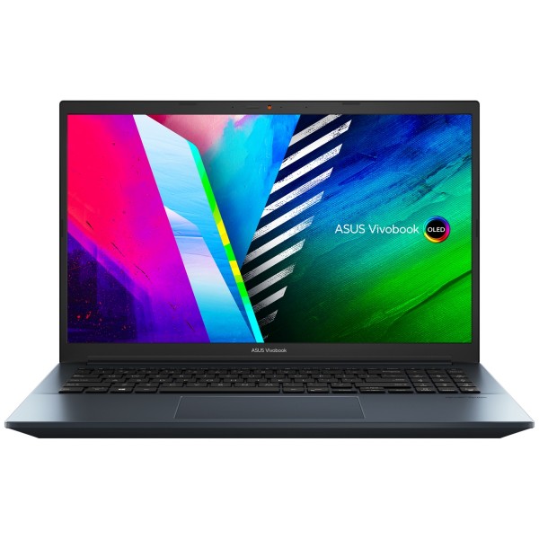 Ноутбук ASUS M3500QA-L1190W 15.6"(1920x1080 OLED)/AMD Ryzen 5 5600H(3.3Ghz)/16384Mb/512PCISSDGb/noDVD/Int:AMD Radeon/Cam/BT/WiFi/1.65kg/Quiet Blue/W11
